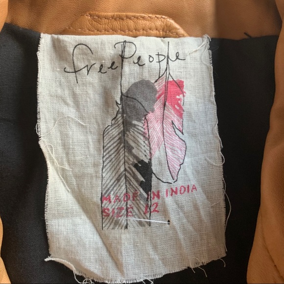 Free People Classic Leather Jacket - Picture 10 of 14